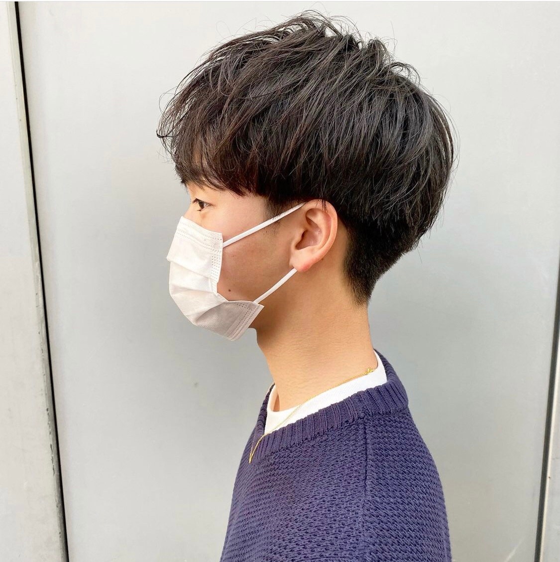 BLUCK Men's hair 渋谷【ブラック メンズヘア シブヤ】【ブラックメンズヘア シブヤ】のスタイル紹介。渋谷駅/学割U24/メンズサロン/フェザーパーマ