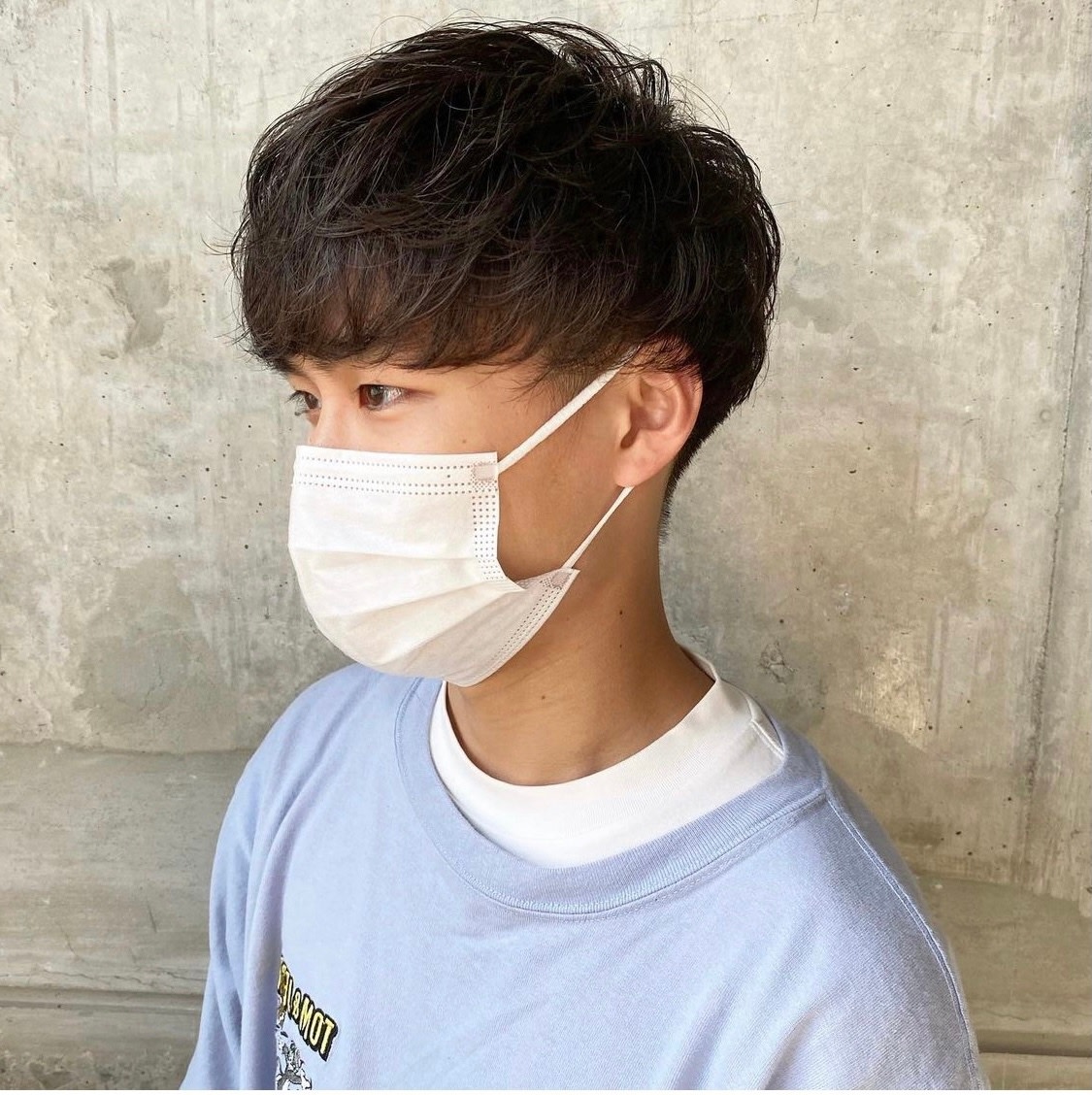 BLUCK Men's hair 渋谷【ブラック メンズヘア シブヤ】【ブラックメンズヘア シブヤ】のスタイル紹介。渋谷駅/学割U24/メンズサロン/フェザーパーマ