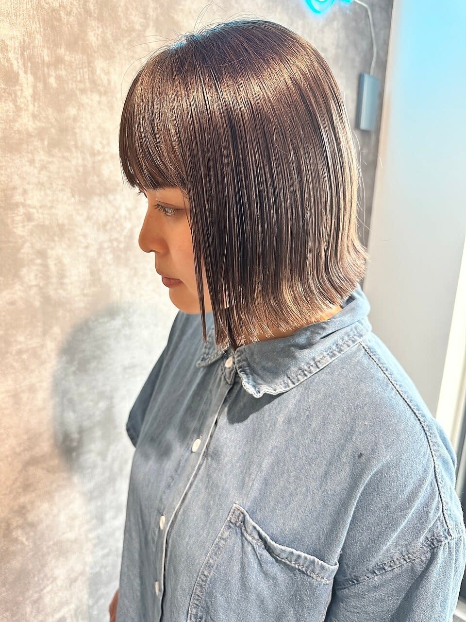 sero hair design【セロヘアデザイン】のスタイル紹介。外ハネボブカットスタイル