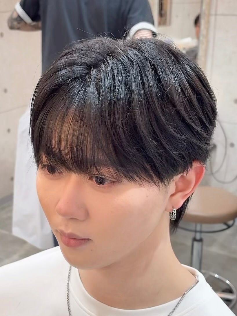 FLAVA Men's hair メンズサロン吉祥寺【フレイバ メンズヘア】【フレイバ メンズヘア】のスタイル紹介。シースルーマッシュ　ラウンドマッシュ　ナチュラルマッシュ