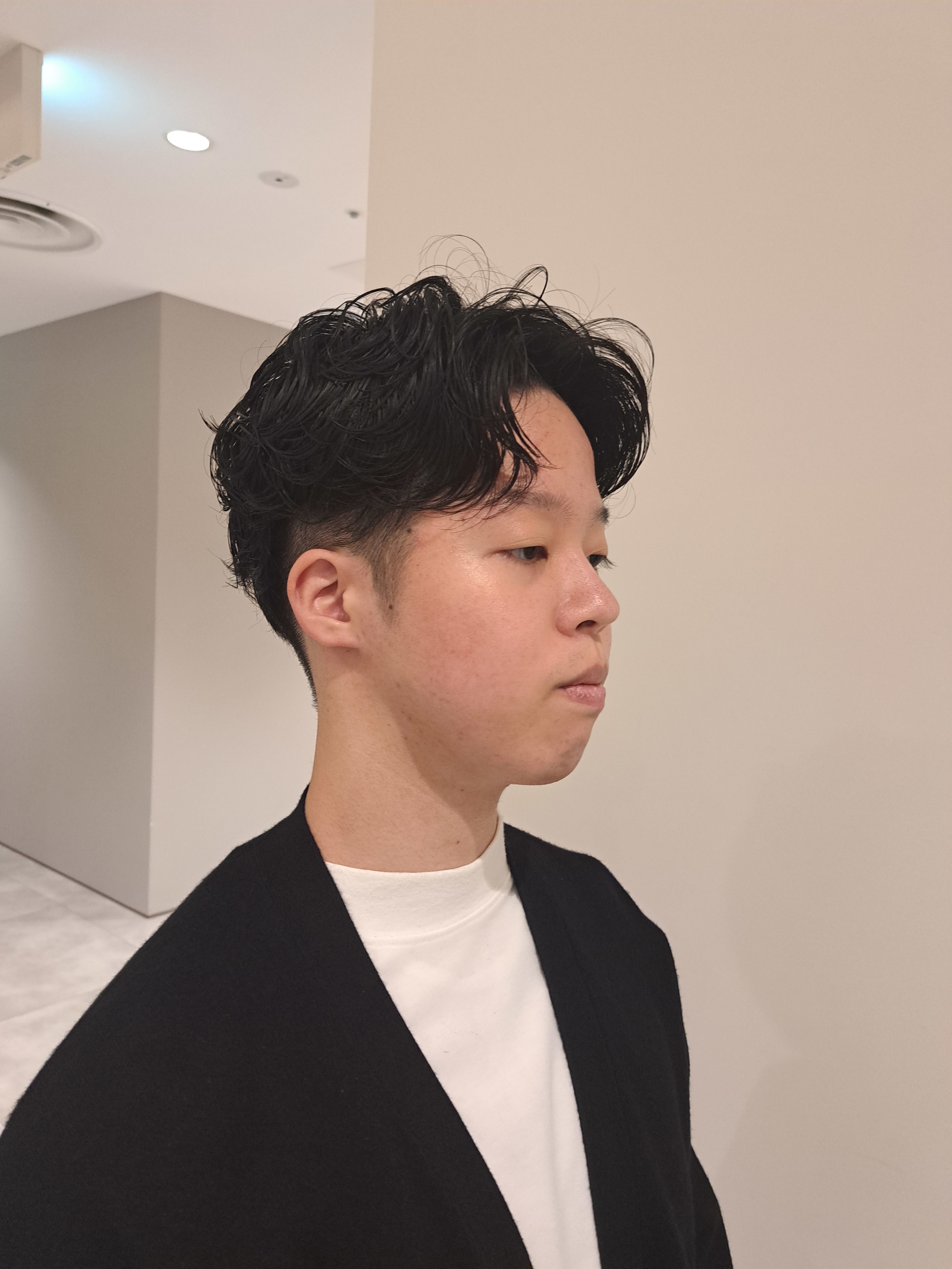 スカイビューレックス錦糸町楽天地ビル店【スカイビューレックス キンシチョウラクテンチビルテン】のスタイル紹介。ルーズパーマ　ドライ＆ウェット　メンズ理容室　床屋　