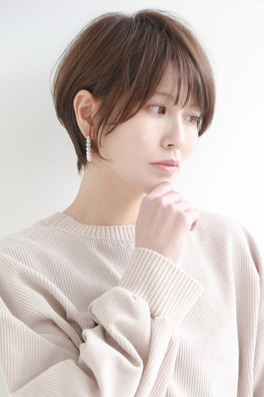 L.E.M 長町店【レム ナガマチテン】のスタイル紹介。大人ナチュラルショート×柔らか質感