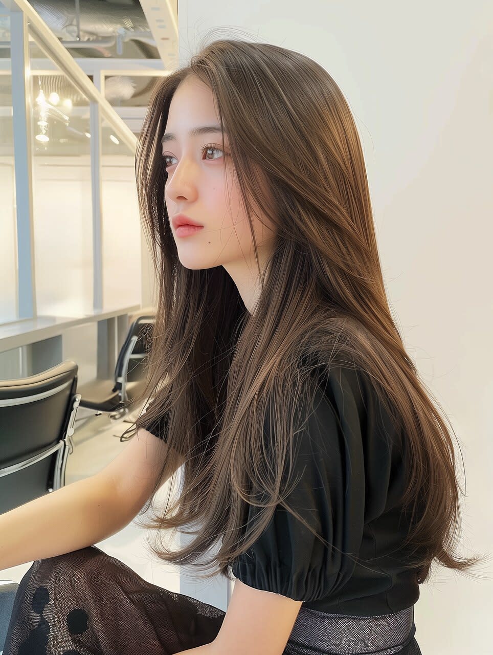 3PeaceHair恵比寿/髪質改善/縮毛矯正【スリーピースヘアエビス カミシツカイゼン シュクモウキョウセイ】のスタイル紹介。3PeaceHair恵比寿髪質改善縮毛矯正×スタイル