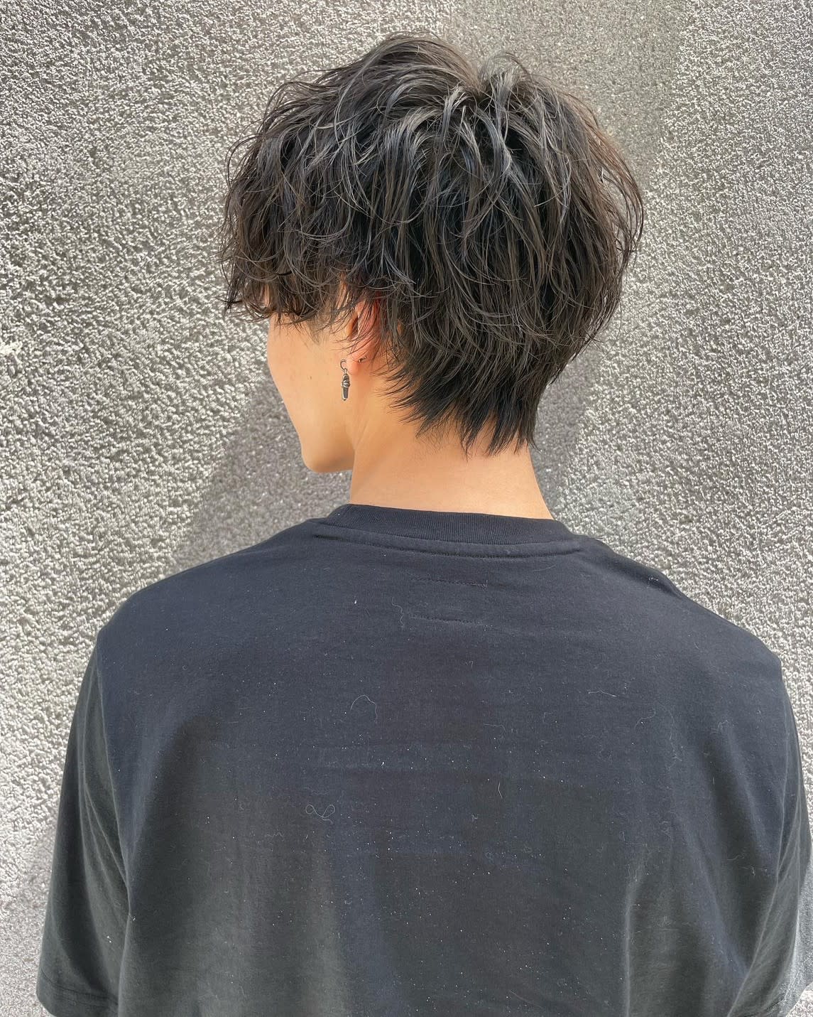 BLUCK Men's hair 渋谷【ブラック メンズヘア シブヤ】【ブラックメンズヘア シブヤ】のスタイル紹介。ニュアンスフェザー渋谷駅/学割U24/メンズサロン/フェザー