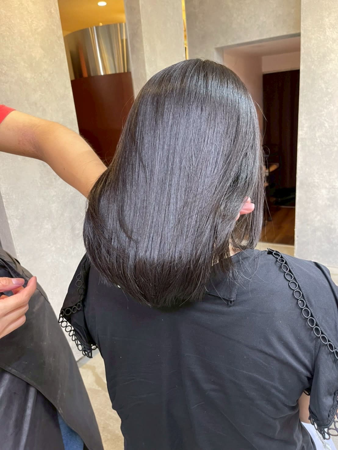 髪質改善central三宮店 縮毛矯正/ブリーチ/ダブルカラー/ボブ/レイヤー/カット【カミシツカイゼンセントラルサンノミヤテン】のスタイル紹介。ハッシュカット/髪質改善ストレート/縮毛矯正/韓国/顔まわり