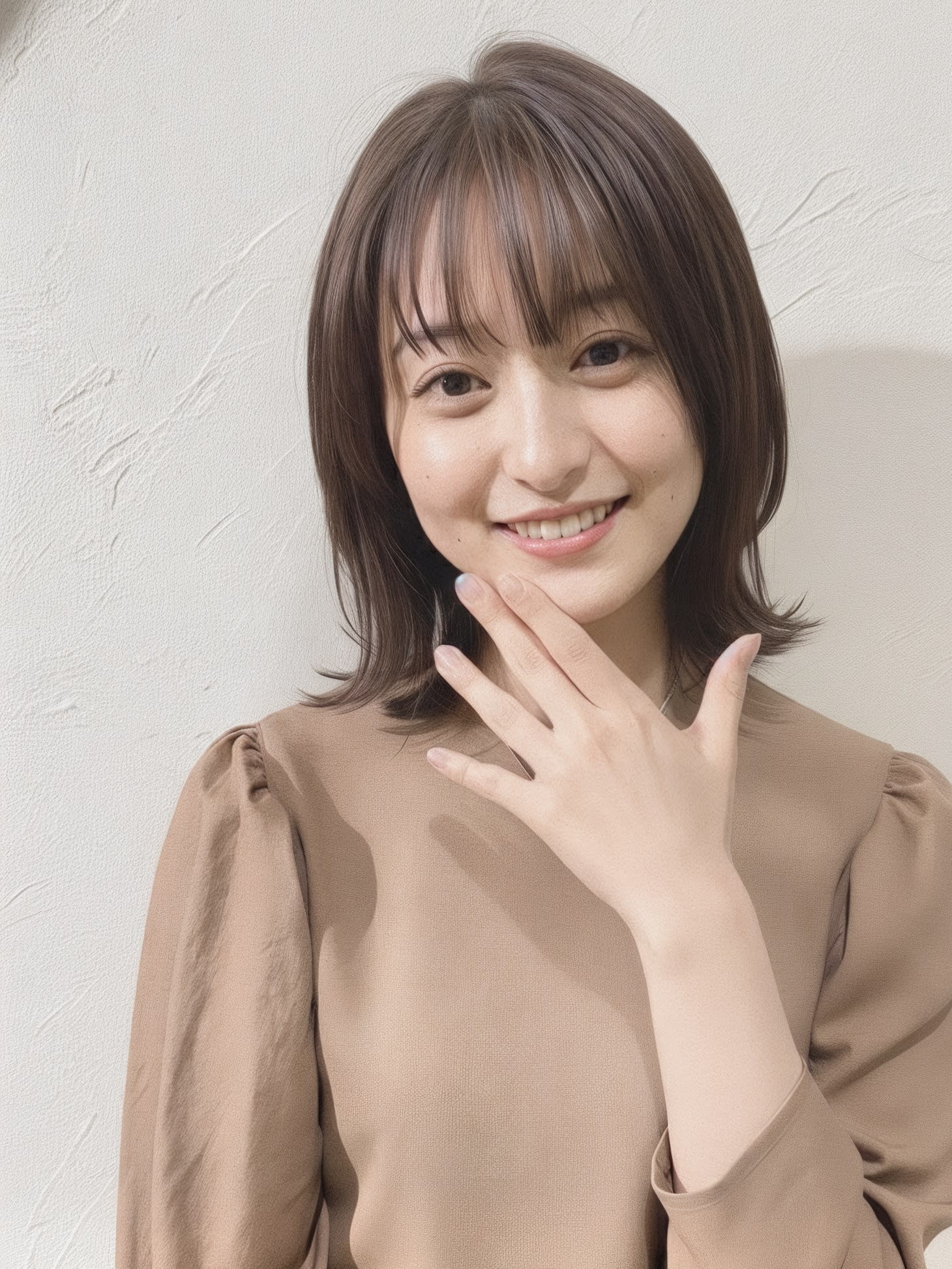 ameri love hair【アメリラブヘアー】のスタイル紹介。ふんわりナチュラル外ハネミディ