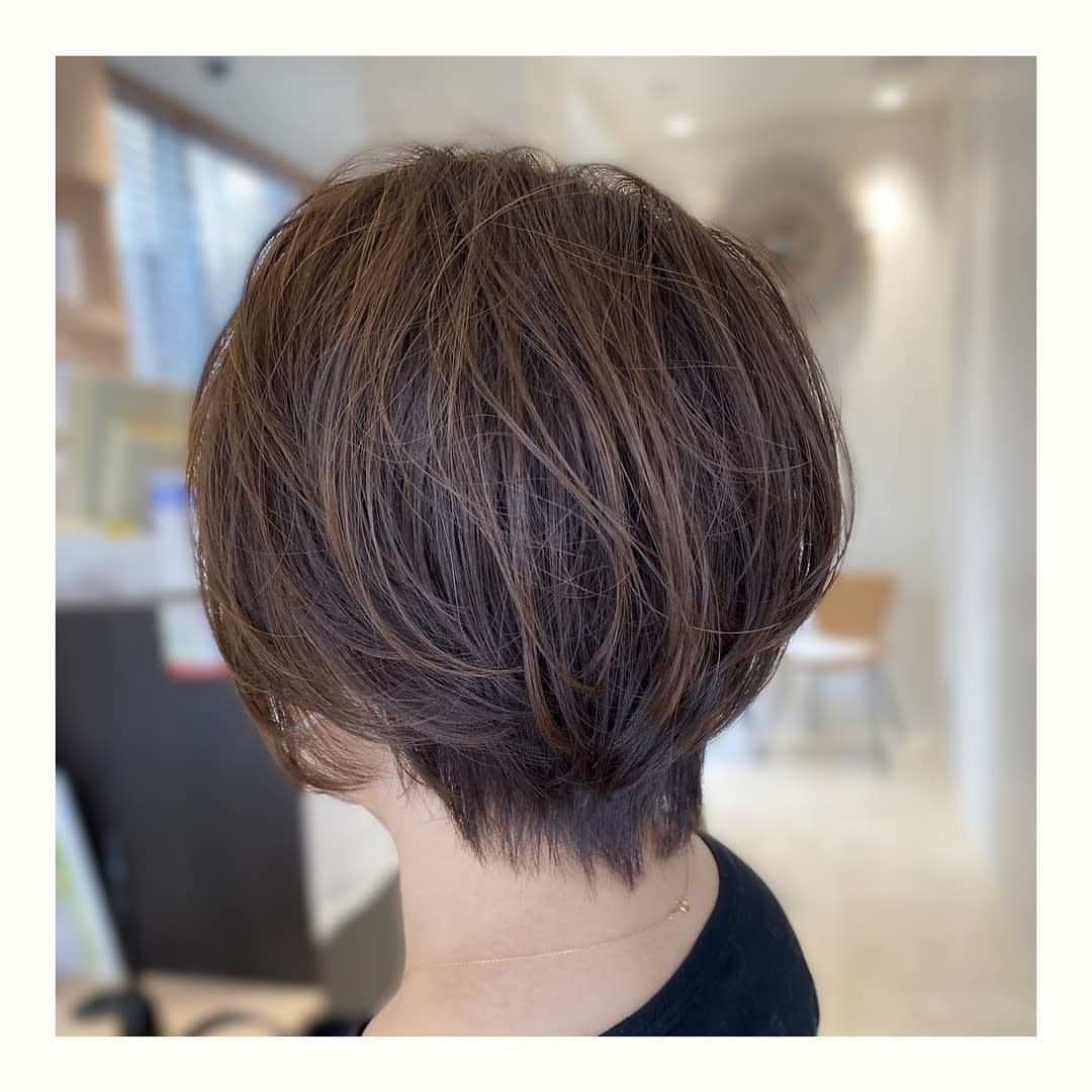 hair+make CLEAR 神楽坂店【ヘアメイククリアカグラザカテン】のスタイル紹介。エアリーショート