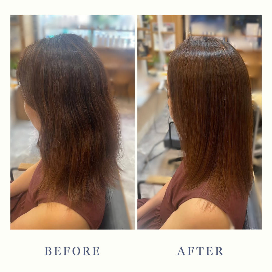 hair+make CLEAR 神楽坂店【ヘアメイククリアカグラザカテン】のスタイル紹介。ナチュラルストレート　