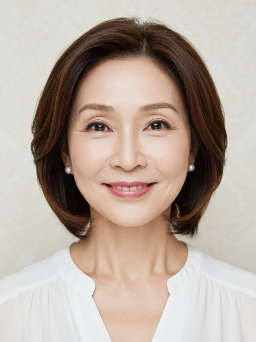 ダメージレスサロン I・STYLE 藤三陽光台店【アイスタイル】のスタイル紹介。60代にオススメ★上品ふんわりレイヤーボブ