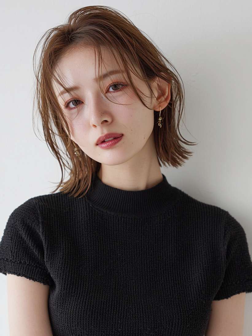 noi 【ノイ】【ノイ】のスタイル紹介。メルティカラー/ネビージュ/チェリーブラウン/ミニウルフ