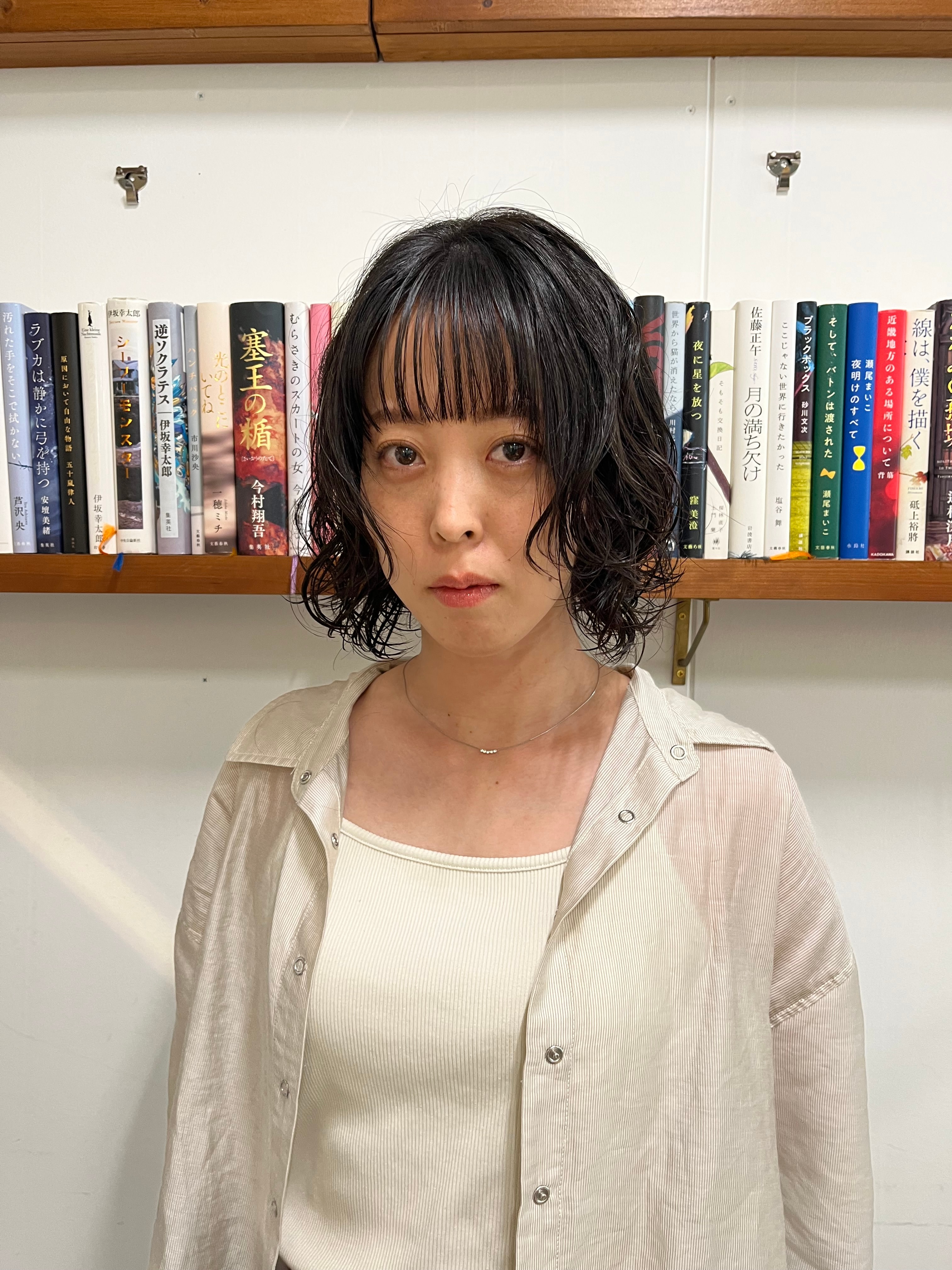 HaKU maison髪質改善/ハイライト/ショートボブ/パーマ【ハクメゾン】【ハクメゾン】のスタイル紹介。HaKU maison髪質改善ハイライトショートボブパーマ