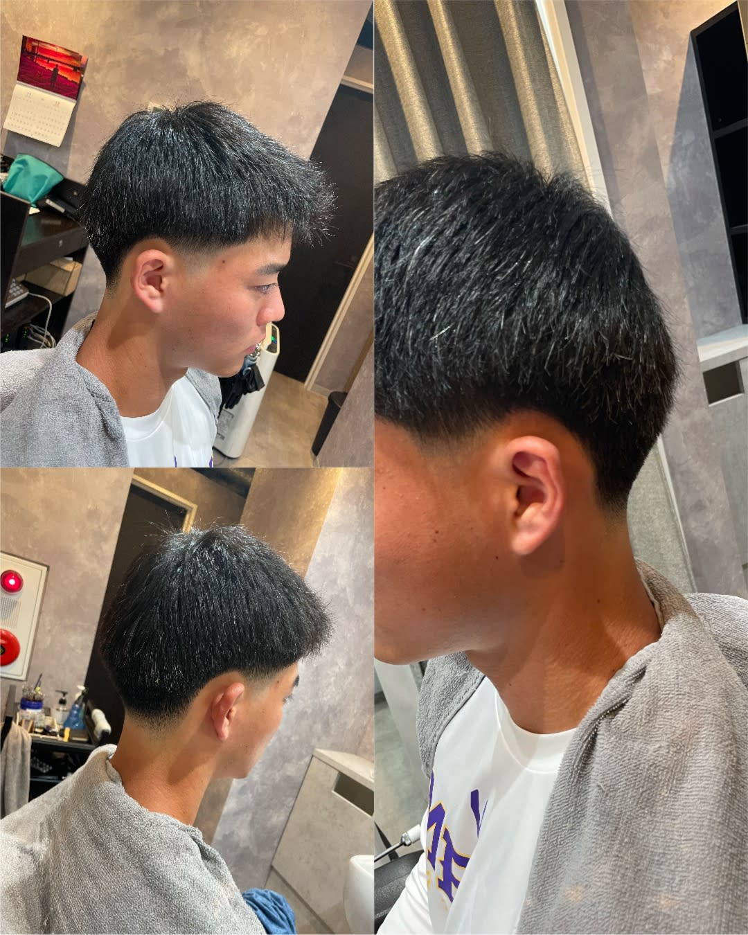 MEGURO BARBER SHOP 6PPONGI 目黒六【メグロ バーバー ショップ ロッポンギ メグロク】のスタイル紹介。テーパーフェード