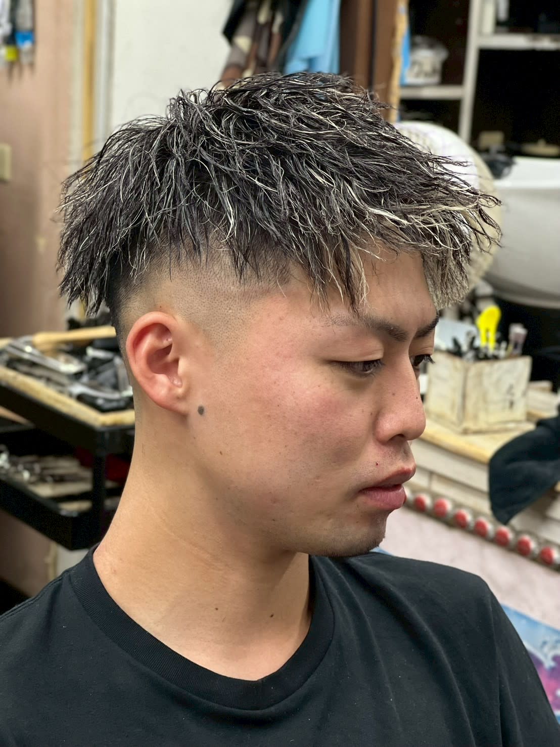 MARLEY'S BAR BER 本店【マーリィズバーバー ホンテン】のスタイル紹介。ツイストパーマ 綾瀬/大和/座間/相模原