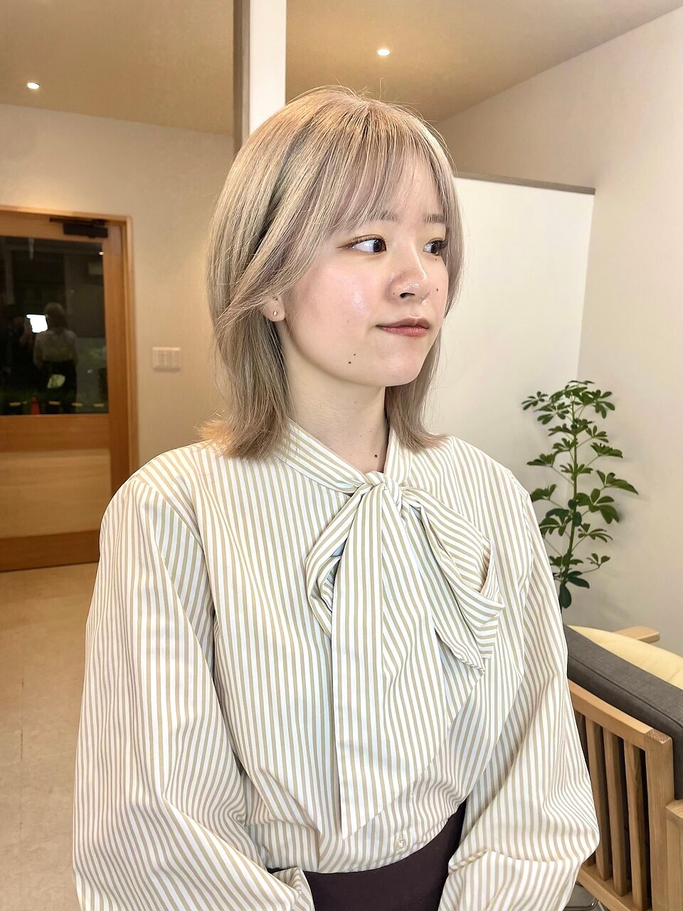 Concept【髪質改善/ヘッドスパ/メンズ歓迎/布施駅】【コンセプト】のスタイル紹介。カット＋Wカラー(ケアブリーチ有)＋3stepトリートメント