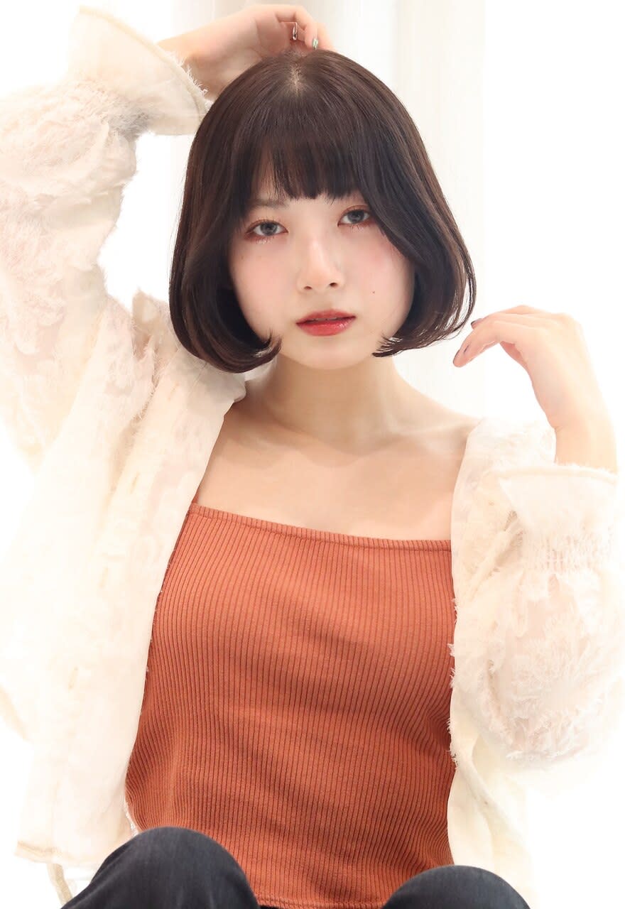 shirof shinjuku【シロフシンジュク】【シロフシンジュク】のスタイル紹介。【韓国ヘア】ボブスタイル/顔まわりカット/イルミナカラー