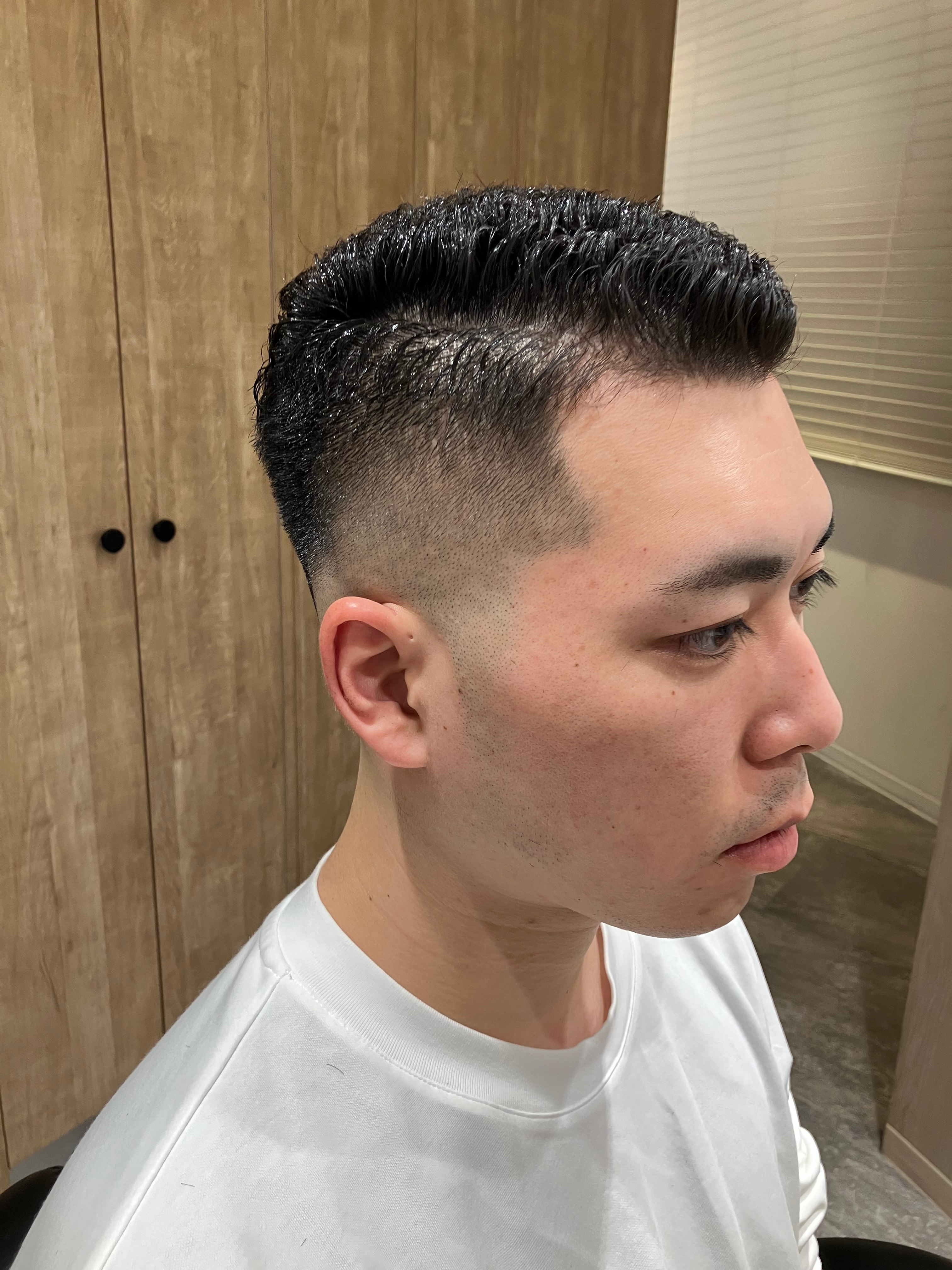 Pu-ro Barber【プーロバーバー】のスタイル紹介。スキンフェード x濡れパン