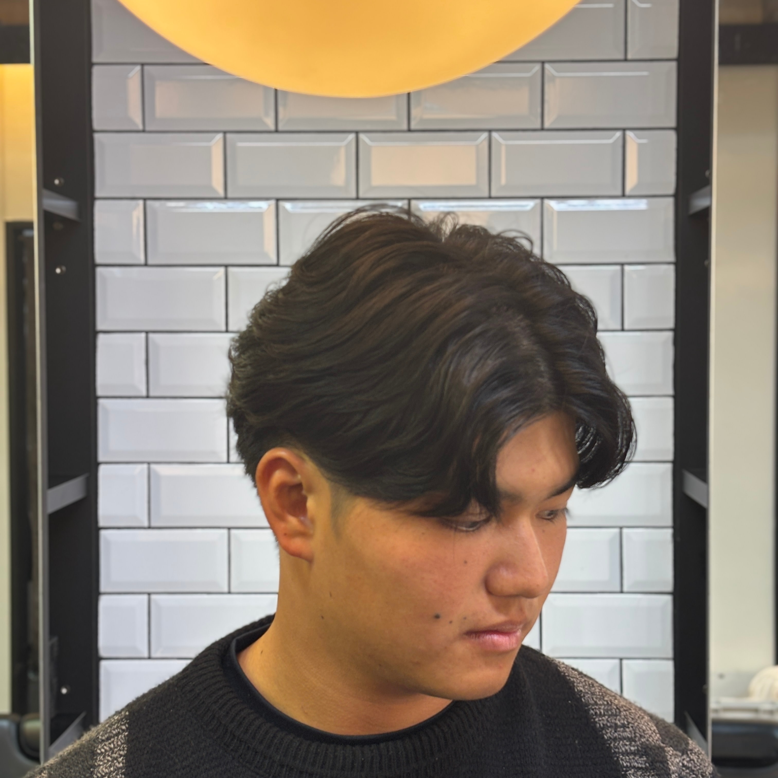 Smile hair 武蔵浦和店【スマイルヘアームサシウラワテン】のスタイル紹介。ニュアンスパーマ×センターパート