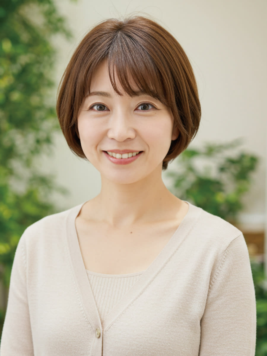 ダメージレスサロン I・STYLE 戸坂店【アイスタイル】のスタイル紹介。30-40代にオススメ★ナチュラルふんわりショートボブ