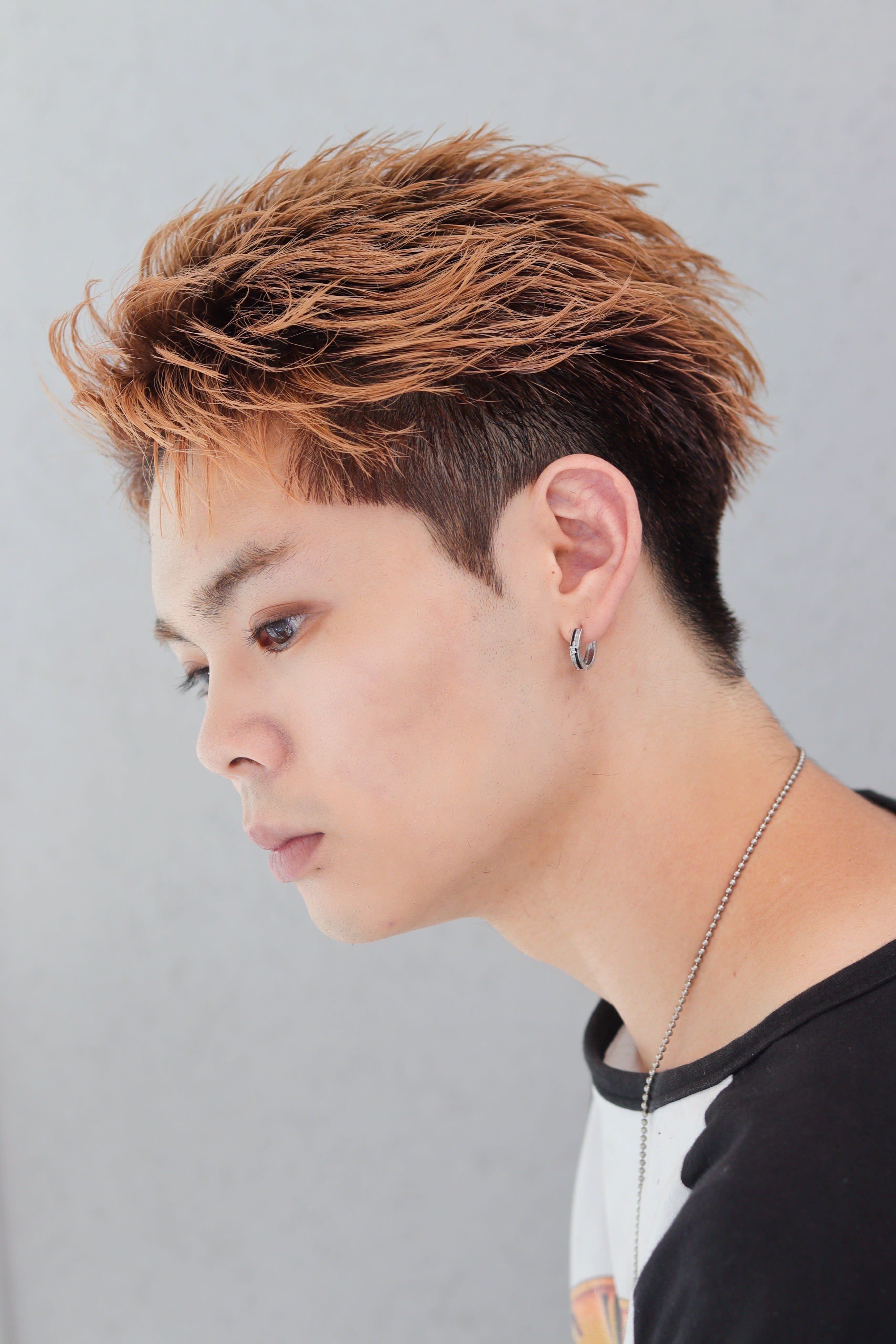 メンズサロン GOALD 名古屋名駅【メンズサロン ゴールド ナゴヤメイエキ】のスタイル紹介。オールバックフェザー