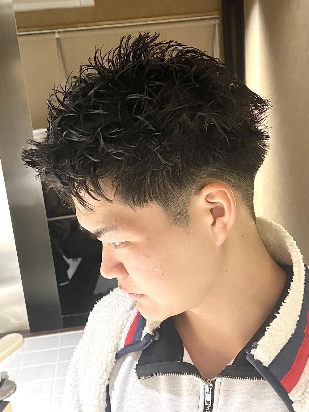 メンズサロン walt【ウォルト】【メンズサロンウォルト】のスタイル紹介。Matsui_スパイキーパーマ