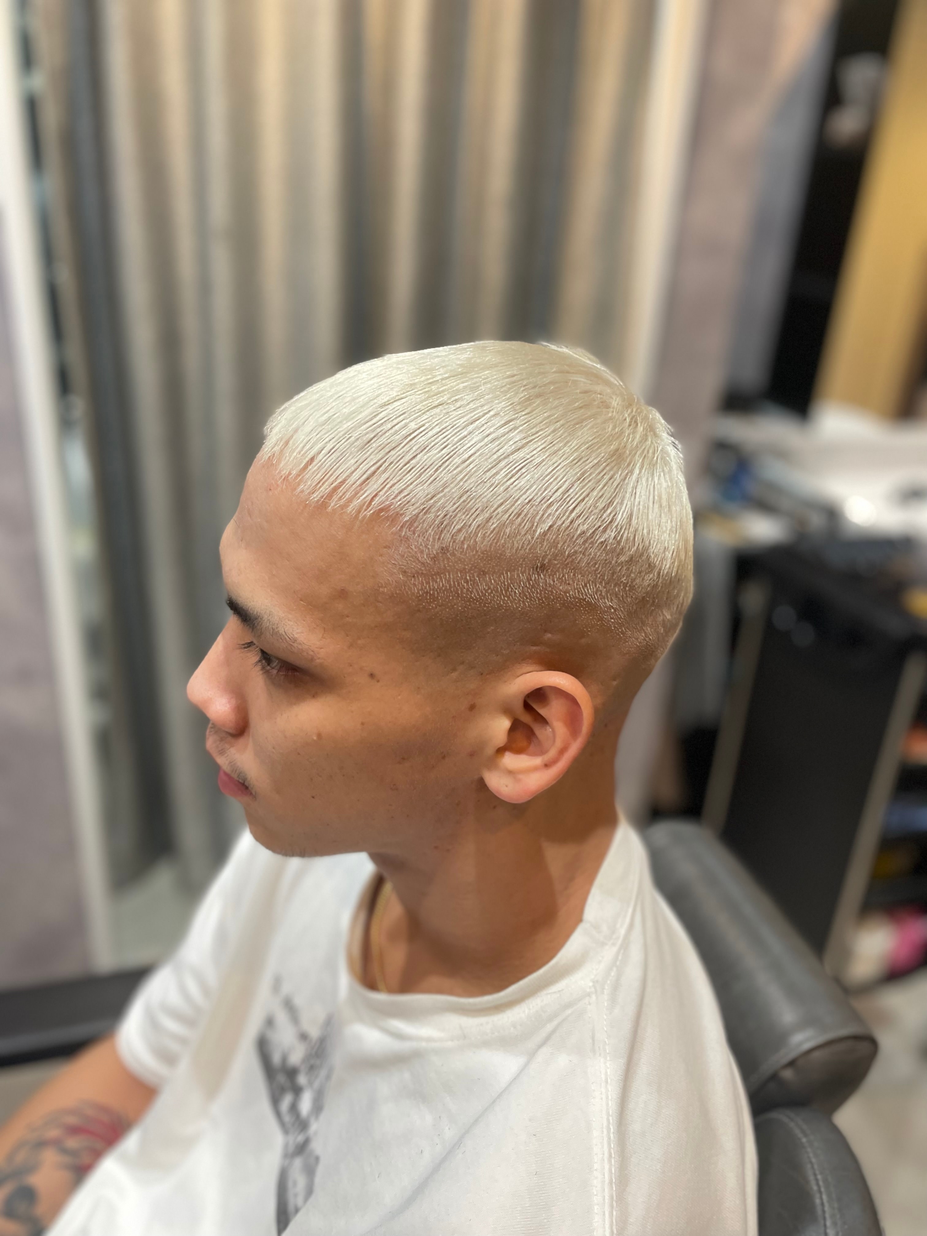 MEGURO BARBER SHOP 6PPONGI 目黒六【メグロ バーバー ショップ ロッポンギ メグロク】のスタイル紹介。USラッパー風クロップフェード