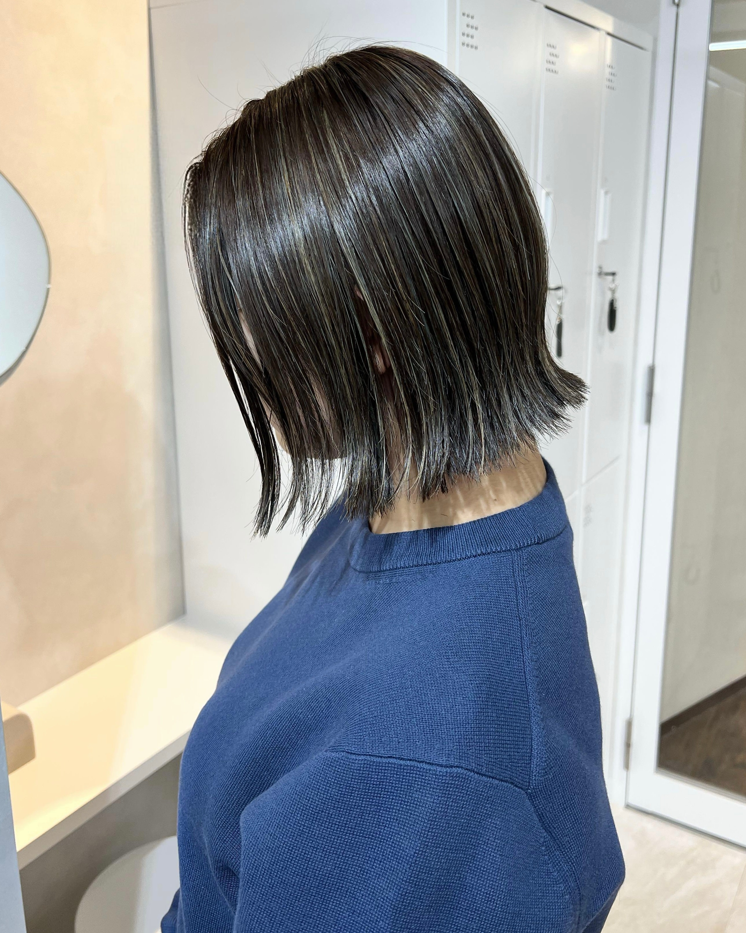 Lalu【ラル】のスタイル紹介。透明感ハイライト×つやボブ