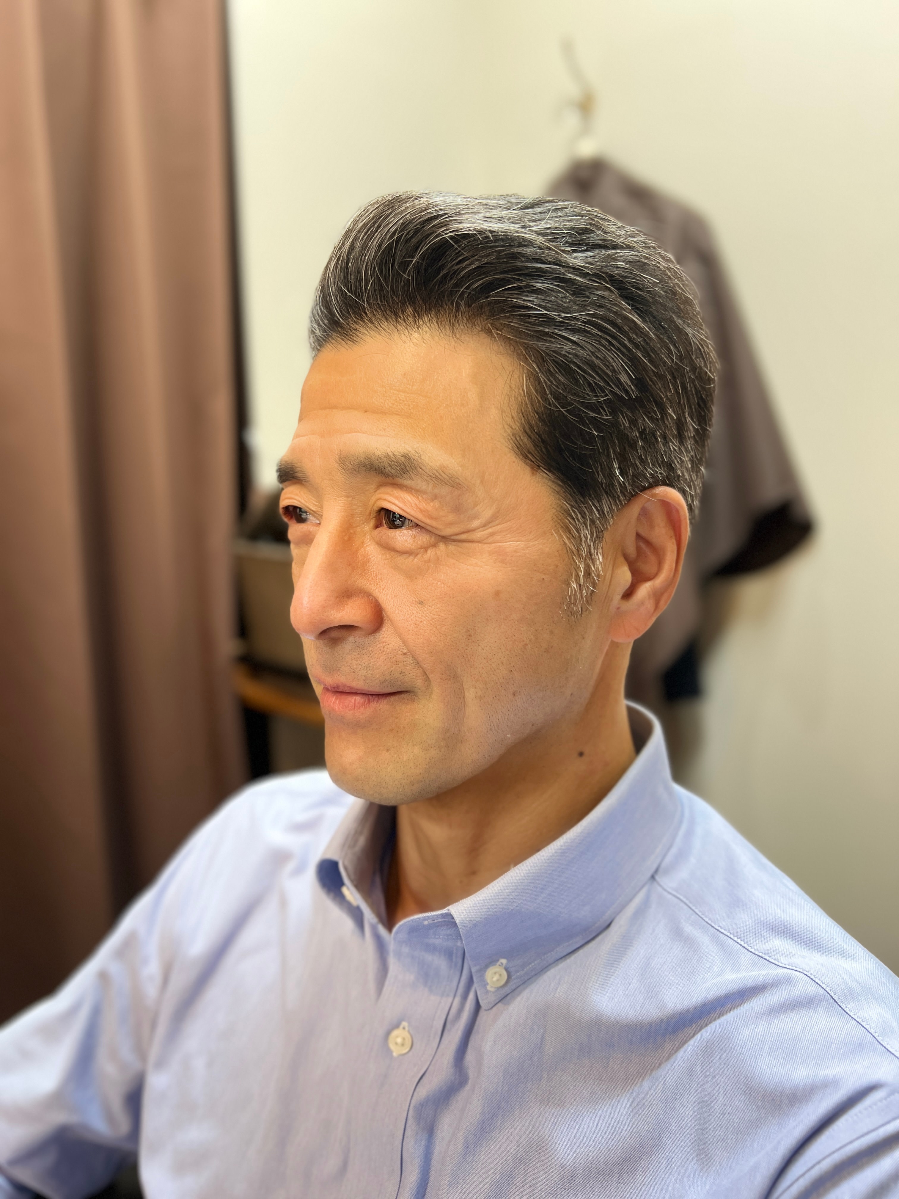 K-STYLE HAIR STUDIO麻布十番店【ケースタイルヘアスタジオアザブジュウバンテン】のスタイル紹介。シンプルイズベスト！耳だしスタイル！