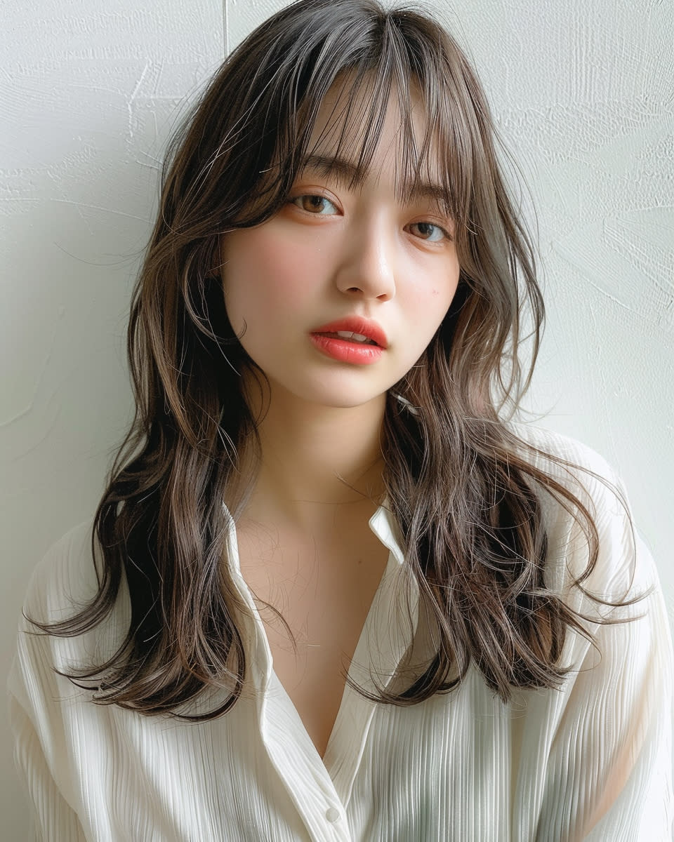 ano 渋谷【アノ シブヤ】のスタイル紹介。フェミニンでリラックス感のあるウェーブロング　