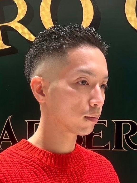 ヒロ銀座バーバーショップ難波店【ヒロギンザバーバーショップナンバテン】のスタイル紹介。フェード