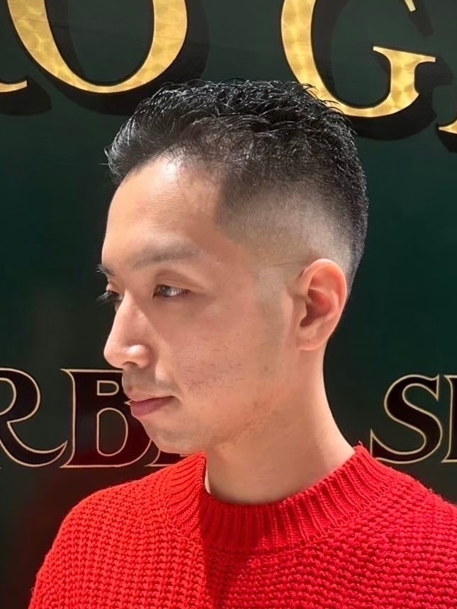 ヒロ銀座バーバーショップ難波店【ヒロギンザバーバーショップナンバテン】のスタイル紹介。フェード