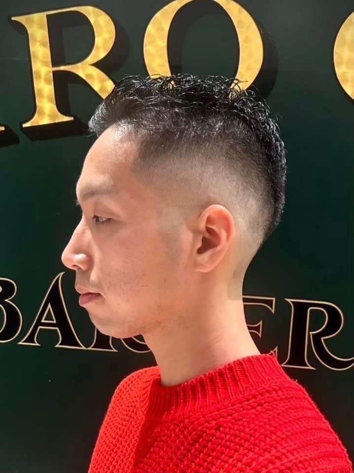 ヒロ銀座バーバーショップ難波店【ヒロギンザバーバーショップナンバテン】のスタイル紹介。フェード