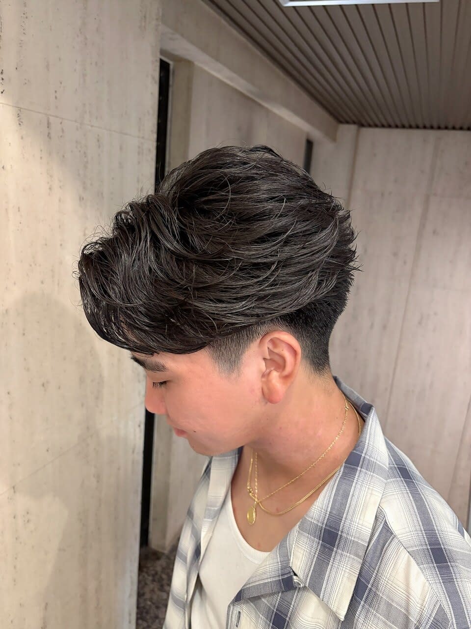 メンズサロン IVY 池袋東口駅前店【メンズサロン アイヴィー イケブクロヒガシグチエキマエテン】のスタイル紹介。朝時短◎フェザーパーマ/ニュアンスパーマ/毛流れパーマ