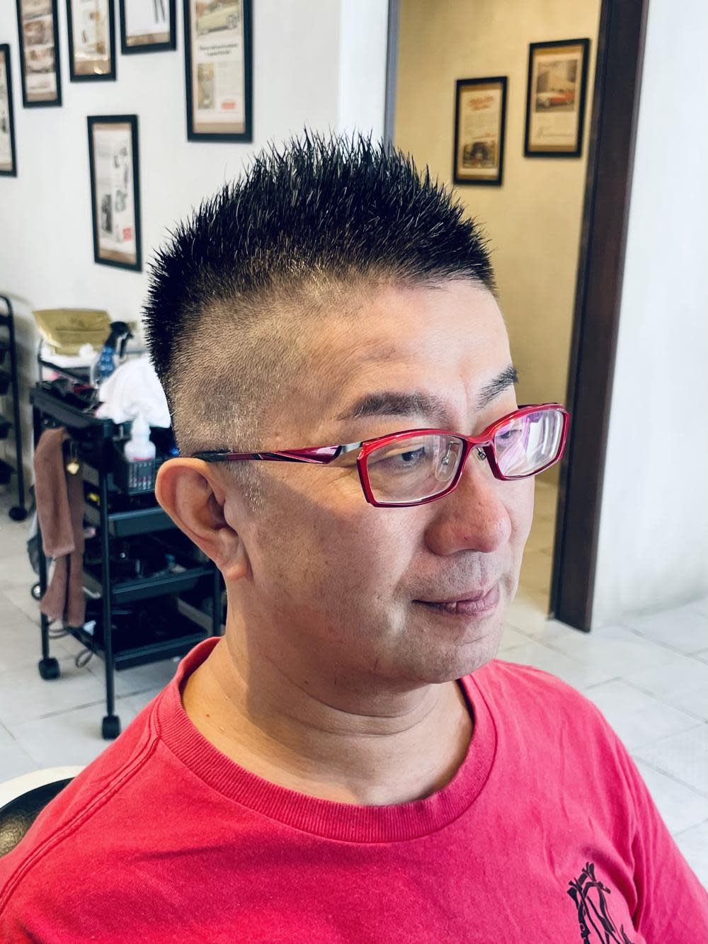 Graceful Barber London【グレイスフルバーバーロンドン】のスタイル紹介。【50代 男性】ロンドン刈上げショート（大宮/バーバー）