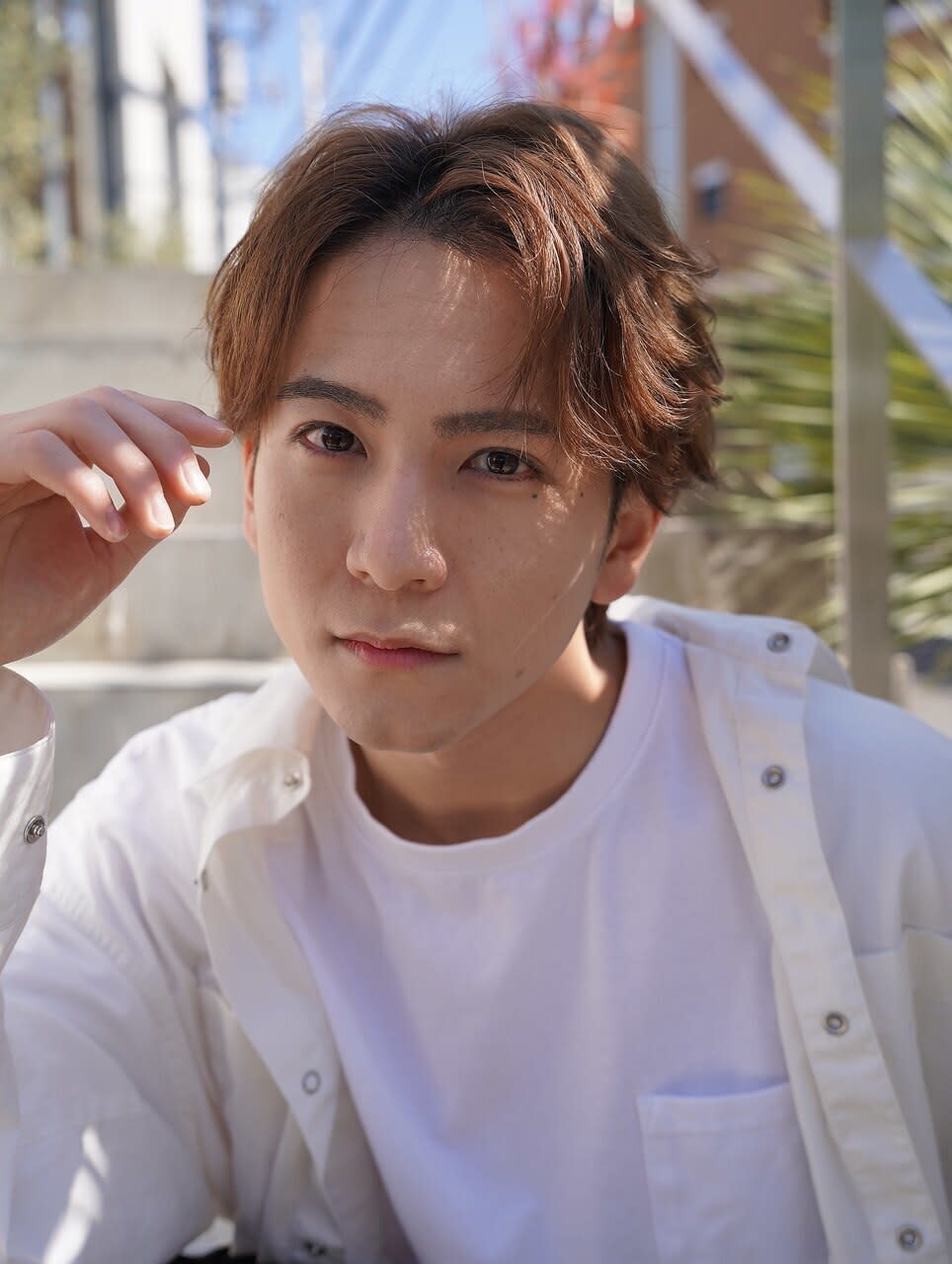 QOL mens salon 円山【クオル メンズサロン マルヤマ】のスタイル紹介。ニュアンスセンターパートフェザーパーマ