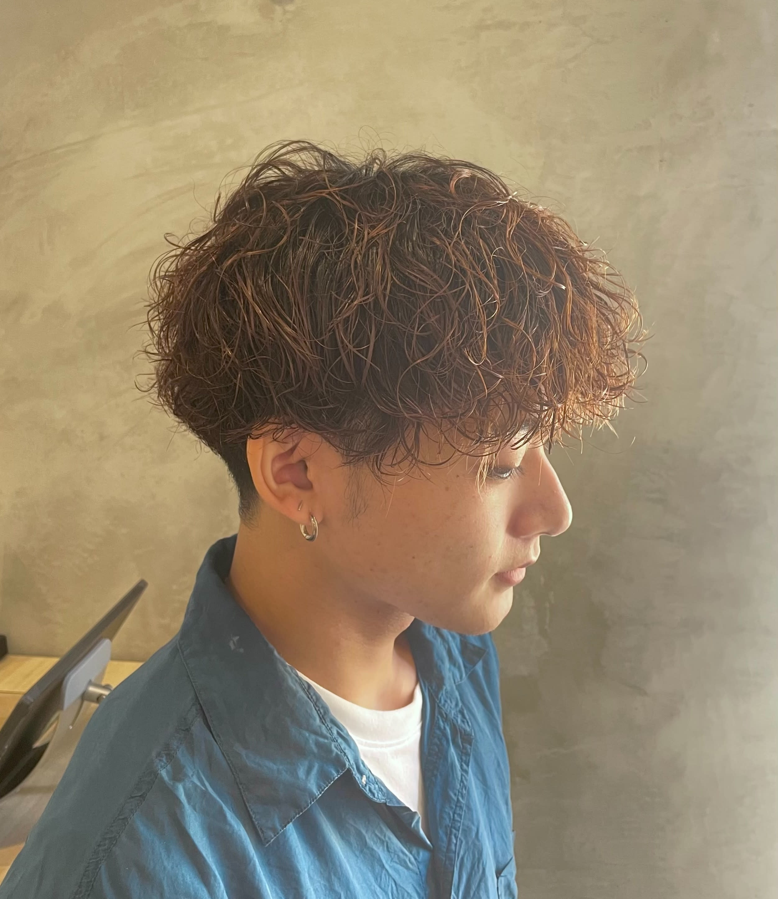 FUN 柏【ファン】【ファン カシワ】のスタイル紹介。ニュアンスパーママッシュショート