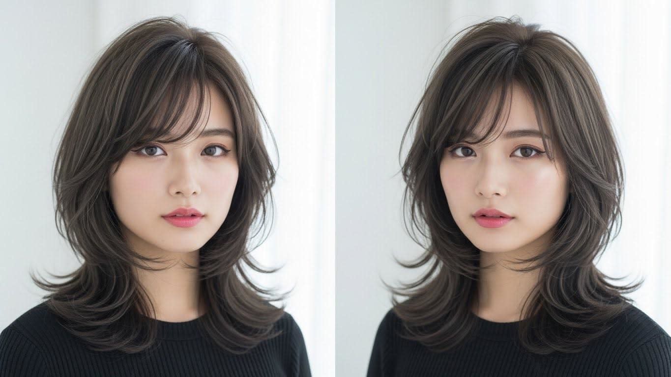 Bonheur OSAKA【ボヌール オオサカ】【ボヌール オオサカ】のスタイル紹介。【レディース】ふんわりくびれ×顔周りレイヤー