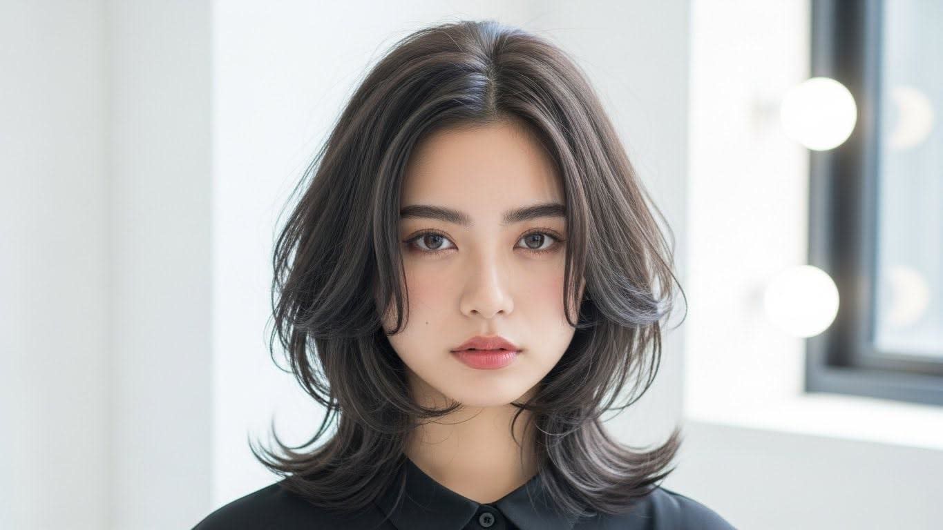 Bonheur OSAKA【ボヌール オオサカ】【ボヌール オオサカ】のスタイル紹介。【レディース】ふんわりくびれ×顔周りレイヤー