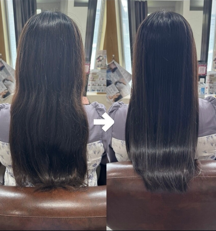 Jlica hair サンフラワー通り【ジェリカヘアー】【ジェリカヘアーサンフラワードオリ】のスタイル紹介。髪質改善トリートメント