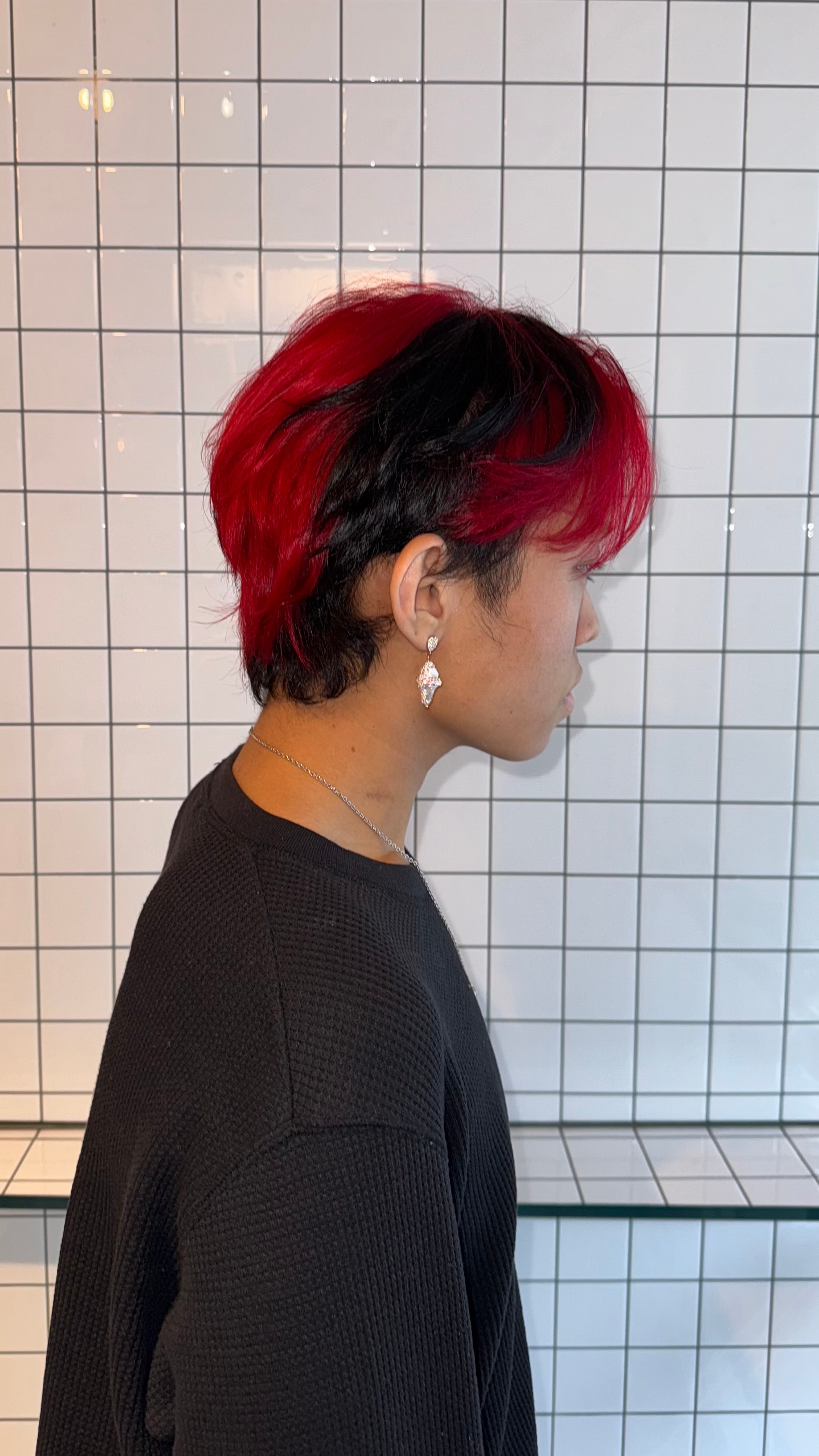 Hair ALES 原宿【ヘアーアレスハラジュク】のスタイル紹介。メンズデザインカラー/ブロックカラー/ミックスカラー/