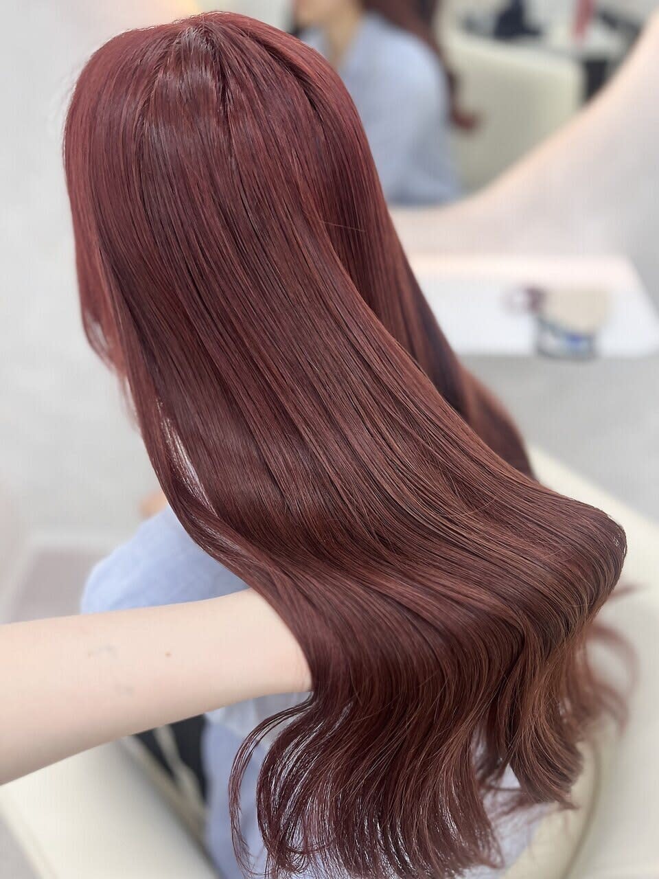 Ess 熊谷 艶髪/髪質改善/ブリーチ【エス クマガヤ ツヤガミ カミシツカイゼン ブリーチ】のスタイル紹介。Ess 熊谷 艶髪髪質改善ブリーチ×スタイル