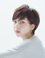 大人女性の丸みを残したマニッシュショート